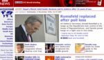 Rumsfeld replaced after poll loss